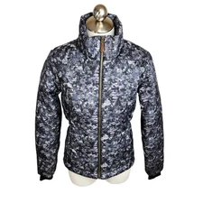 Sherpa Adventure Gear Womens XS Norbu Puffer Jacket Black Monsoon Grey