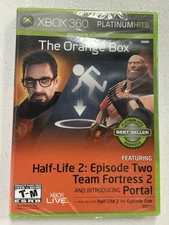 The Orange Box Platinum Hits Xbox 360 Brand New Sealed -- S2G --