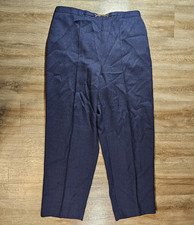 Alfred Dunner Womens Sz 14 Pants Navy Blue Vintage