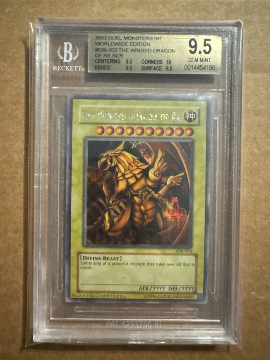 The Winged Dragon of Ra GBI-003 Yu-Gi-Oh! Duel Monsters
