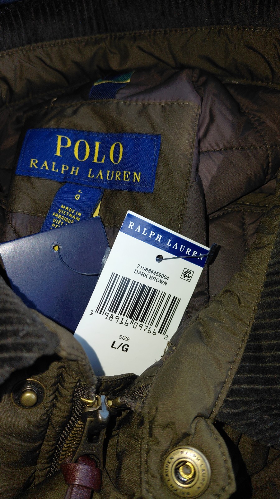 NWT Polo Ralph Lauren Men's large.  Beaton Water-Repellent Jacket. grey image 10