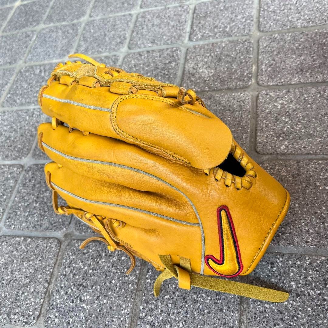 Matsuzaka Modell Pitcher's Glove Jugend Baseball gelb Liner Bag aus Japan selten