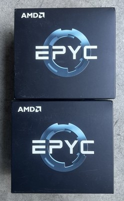 Lot of 2 AMD EPYC 7551 32-Core 64-Thread SP3 Socket CPU PS7551BDAFWOF 