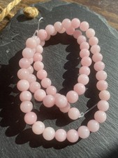 100cts Rose Pink Quartzite Plain Rounds Approx 6mm, Jewellery Maker