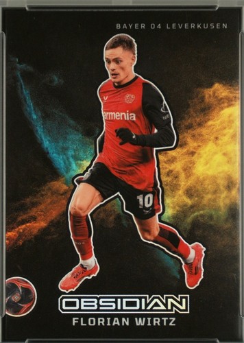2024-25 Panini Obsidian Florian Wirtz 1/10 Red No.23 Leverkusen FS