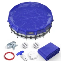 Pool Covers For Above The Ground Pools - 24ft Round Winter Pool Cover