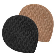 2 Pcs PU Sole Protector Pads Shoe Heel Repair Non Slip Shoe Accessories