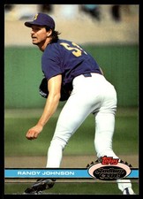 Randy Johnson 1991 Stadium Club #409 Mariners MLB READ FREE SHIP AutographDen