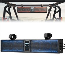 KEMIMOTO 26'' RGB UTV Sound Bar Bluetooth Speaker System for Polaris RZR Can Am