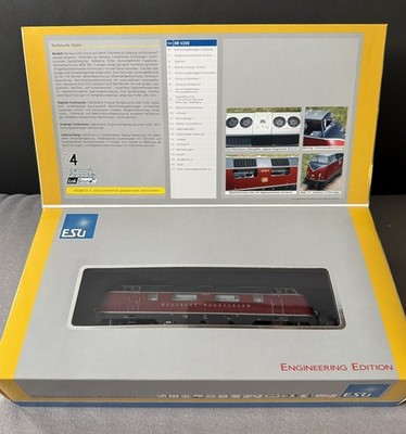 ESU H0 31080 H0 Diesellok V 200 015 altrot der DB, DC/AC Digital Sound Rauch