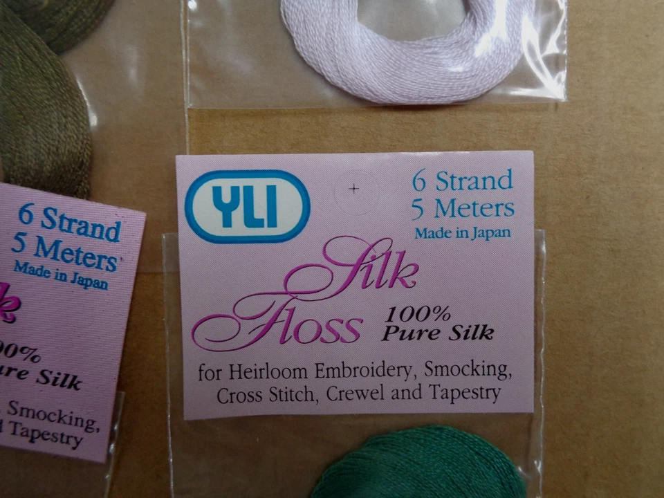 NIP YLI Silk Floss thread Lot Of 82 Each 6 strand 5 Meters assorted colors - Image 3 of 3