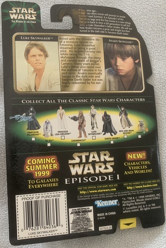 Star Wars LUKE SKYWALKER Electrobinoculars FlashBack Photo A New Hope POTF NOS - Picture 2 of 2