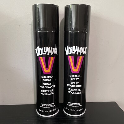 [ Lot of 2 Cans ] Volumax Shaping Spray Volume Maximizers 10 oz