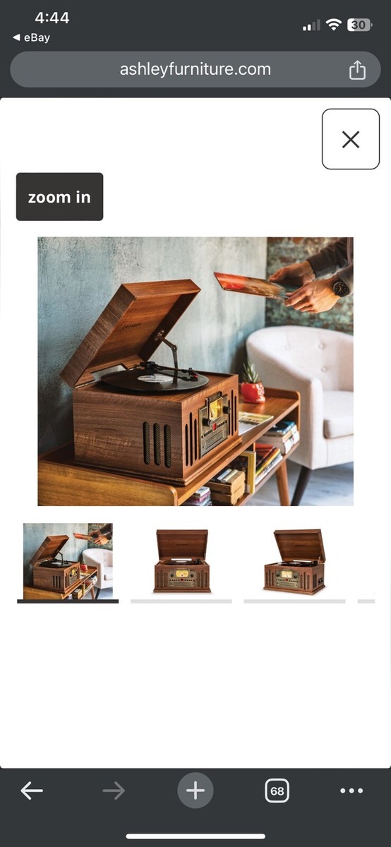 4 In 1 Crosly CR79 Pecan, Turntable, CD, Cassette, AM-FM | eBay