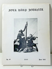 Vintage Folk Harp Journal No 49 June 1985 Booklet FHJ USA
