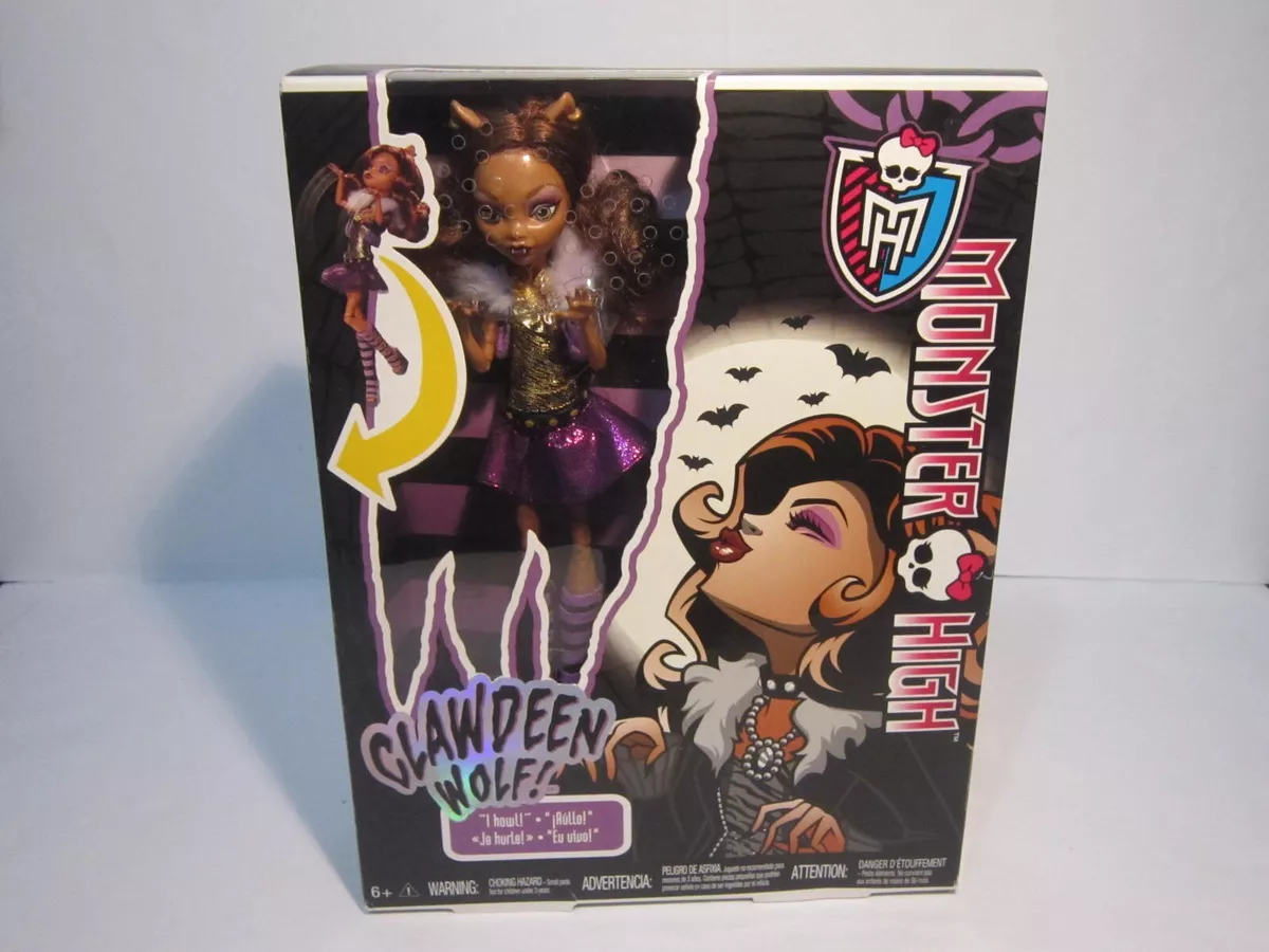 Boneca Monster High Clawdeen Wolf 2012 - Monstrinhas Vivas