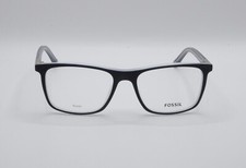 FOSSIL FOS 7076 PJP RECTANGULAR EYEGLASS FRAMES BLUE 53-17-140 NEW
