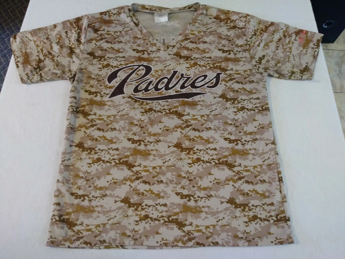 EUC Padres Digital Camo Jersey Cashner #34 Baseball Size XL Toyota Giveaway