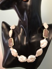 Collana Di Perle Scaramazze Piatte Grandi