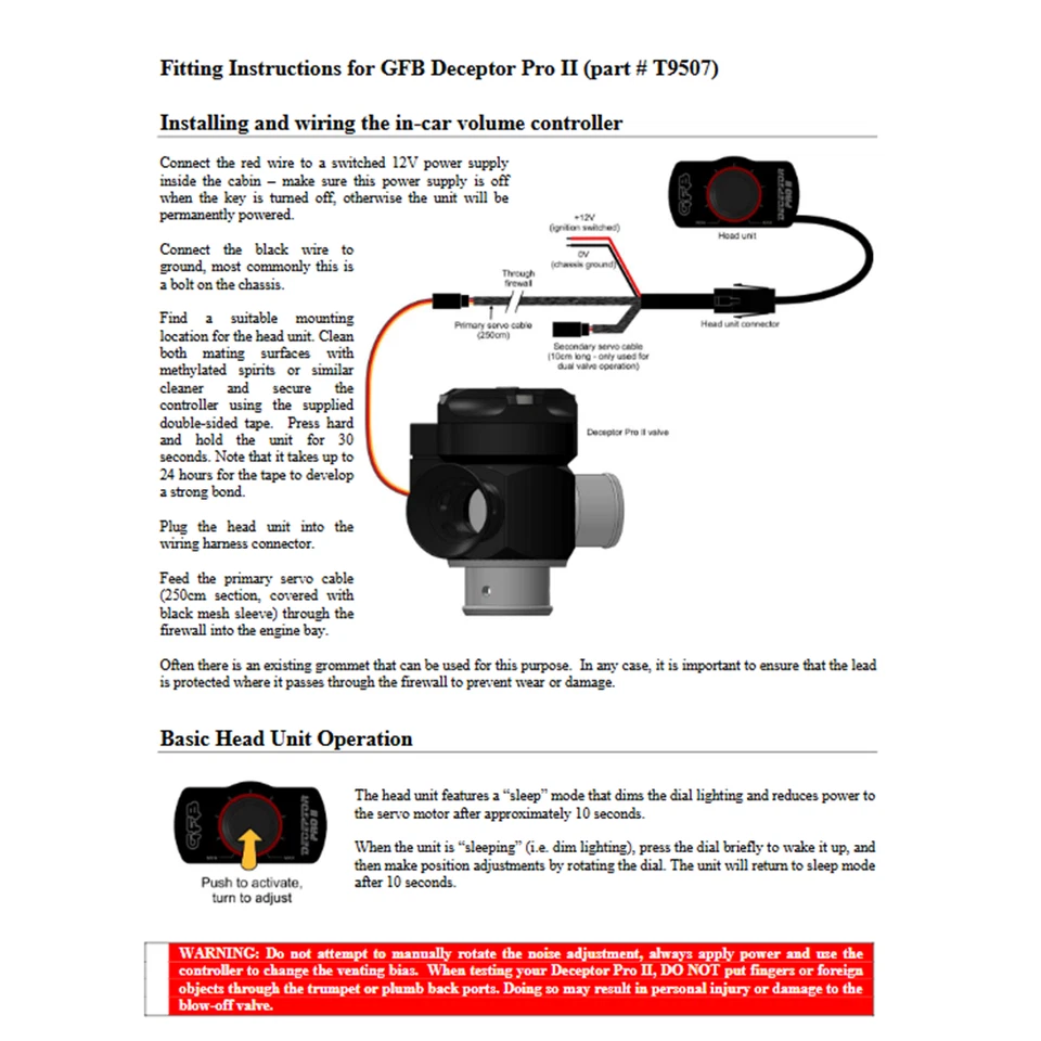 Клапан продувочный Go Fast Bits Deceptor Pro II для Mitsubishi Lancer, Subaru Legacy - Изображение 2 из 4