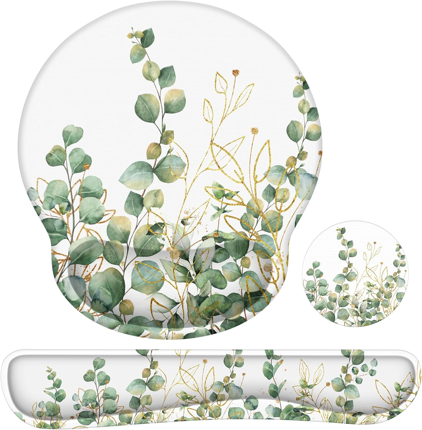 Ergonomic Mouse Pad with Wrist Rest for Comfortable Typing and Support-image