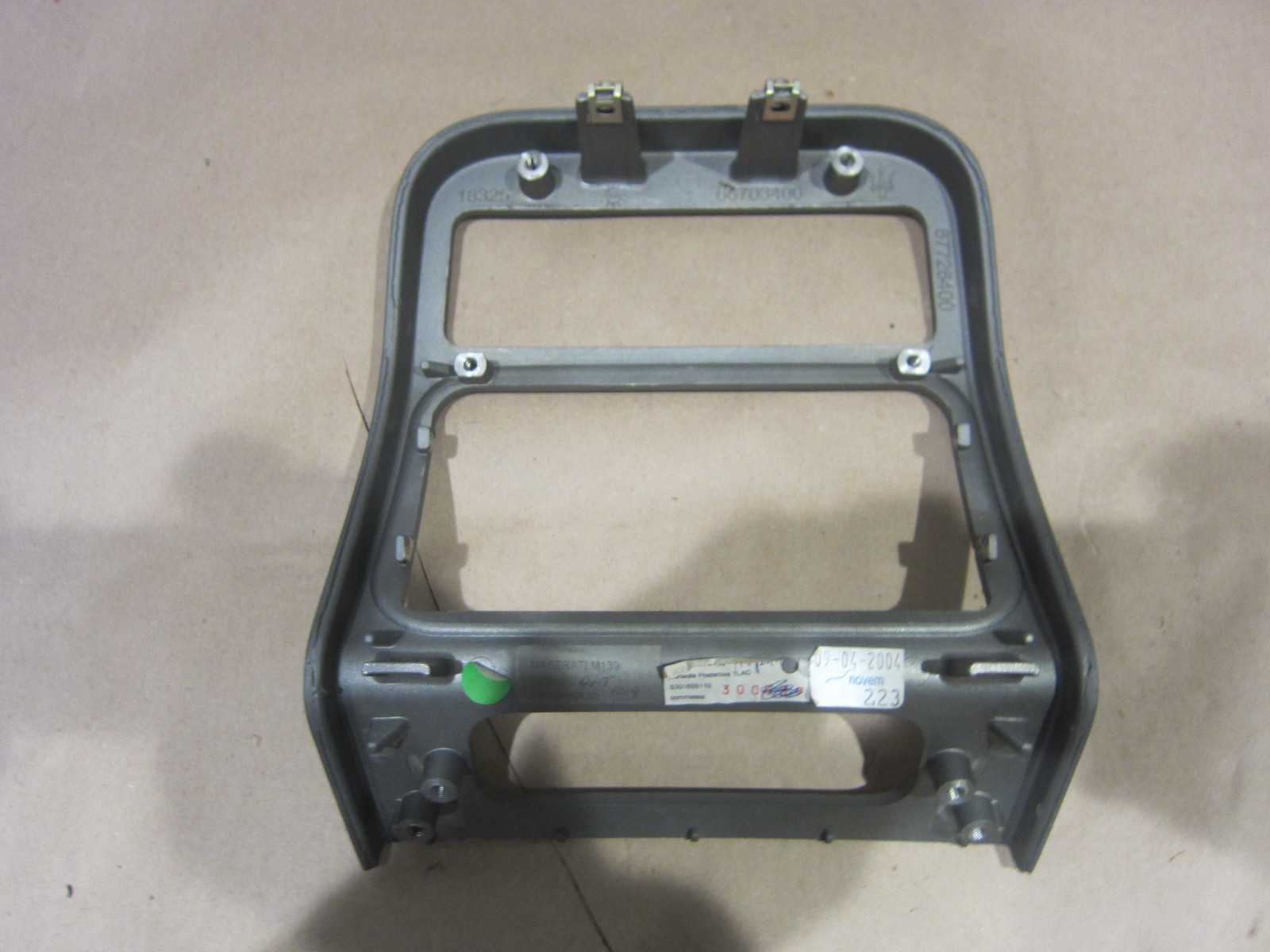 Maserati Quattroporte  -  Rear Console Trim - P/N 66703400