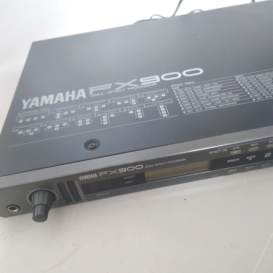 YAMAHA FX900 Vintage SIMUL Effects Processor Multi Effects excellent free shippi - Image 3 of 4