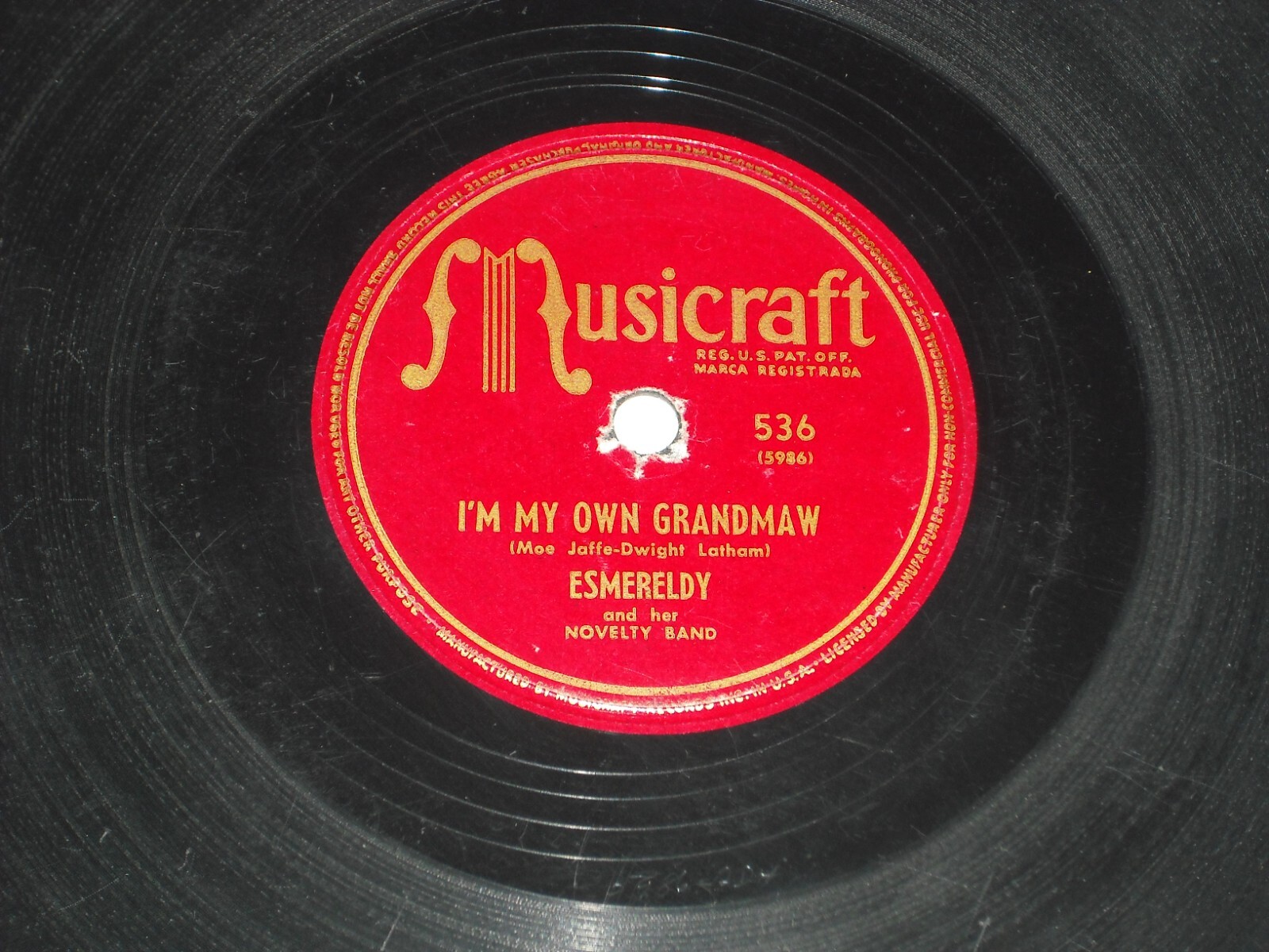 ESMERELDY-Ain't Nature Grand (1948) MUSICRAFT 10" 78 RPM Shellac Single