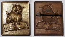 Schlaraffia-Abzeichen 70 Jahrung a.u. 91 Fryburgia Brisgaviae Freiburg i.B. 1950