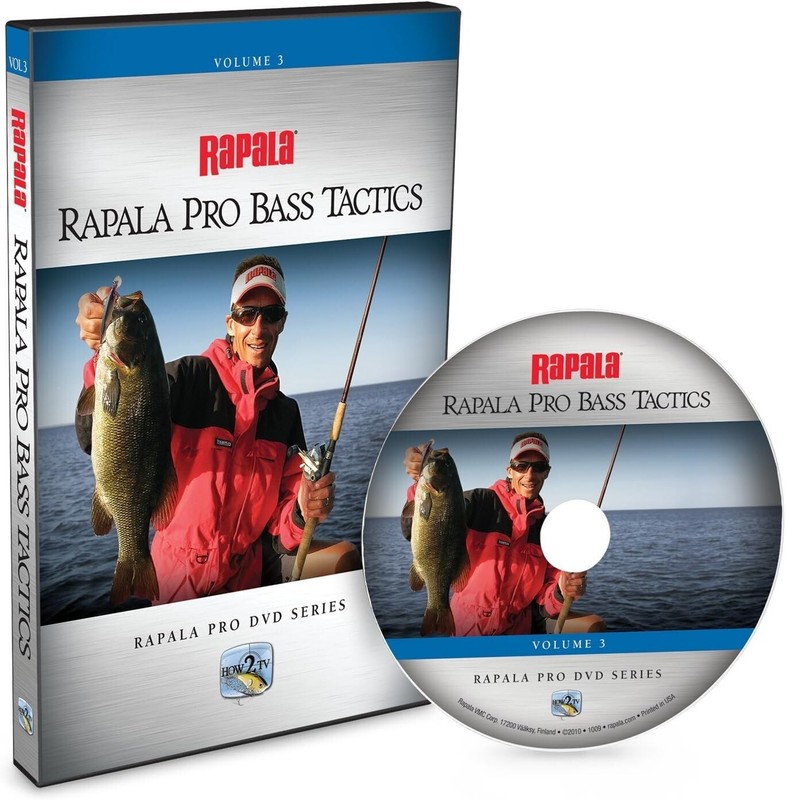 Rapala Pro Bass Tactics Fishing DVD Volume #3 Brand New In Case