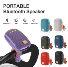 Bicycle Bluetooth Speaker Hands Free Waterproof Portable Speaker Built in Mic