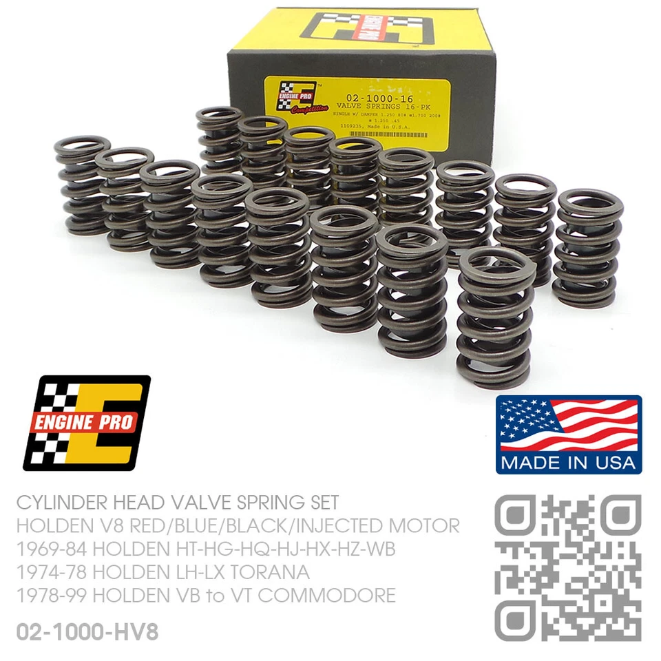 ENGINE PRO 316lb SINGLE VALVE SPRINGS V8 253 & 308 [HOLDEN HT-HG-HQ-HJ-HX-HZ-WB] - image 2 of 4