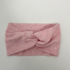 Elly  Emmy Baby Girl Pink Cross Knot Wide First Headband