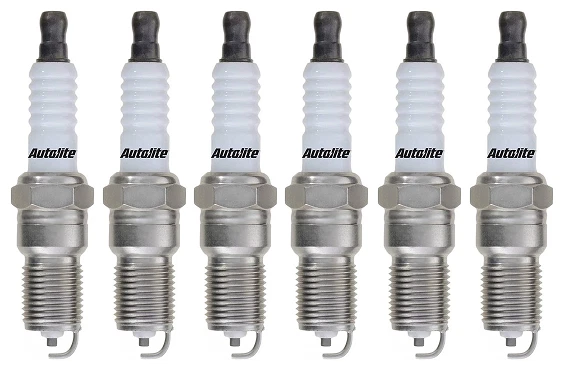 6 X AUTOLITE IRIDIUM SPARK PLUG FOR MERCEDES BENZ 260E W124 M103.940 2.6L I6 Foto 2 de 2