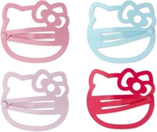 Sanrio. Hello Kitty. Colorful hairpin face type . 869970. 4 colors set