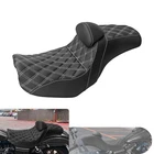 Step Up Lattice Seat w/ Backrest Fit For Harley Dyna Street Bob Low Rider 06-17