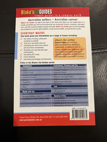 Everyday Maths by Pauline Rogers (English) Paperback Book - Picture 2 of 2