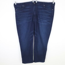 Joe's Jeans Brixton Mens W52 L27 Big&Tall Dark Blue Straight Narrow Leg Stretch