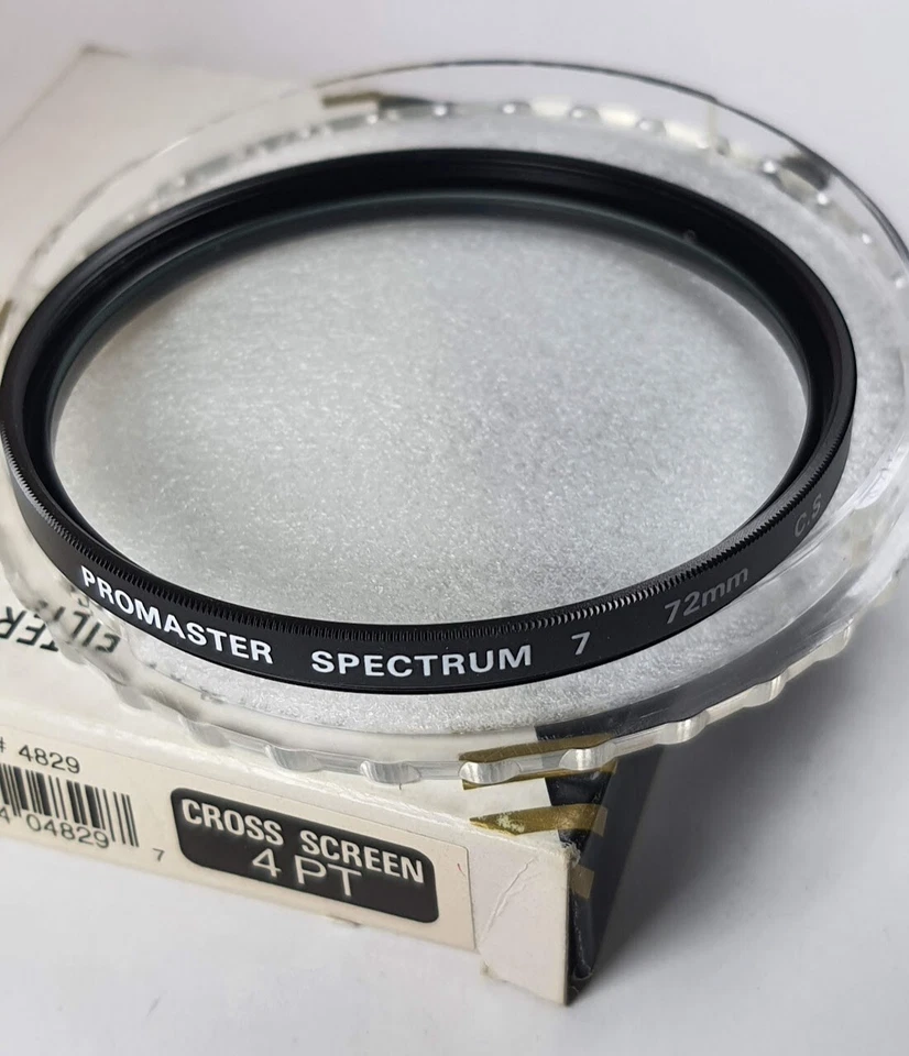 72mm CS 4x Cross Screen Star Effect Glass Lens Filter Japan 72 mm B-72CS-GB E-72 - Image 3 of 4