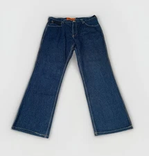 NEW Jesse James Industrial Workwear Men's 14oz 'Work Fit' Dark Wash Jeans 36x34