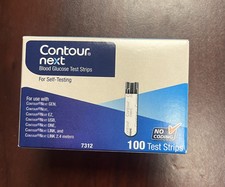 CONTOUR NEXT 100 Diabetic Blood Glucose Test Strips 11/30/2027 Expiration-NEW 