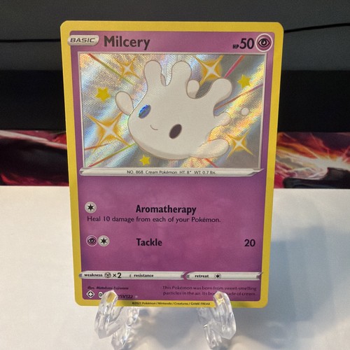 Pokemon Milcery SV057/SV122 Shining Fates: Shiny Vault Shiny Holo Rare NM