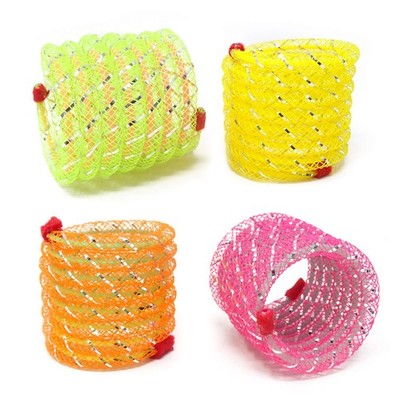 Honbay 4PCS Random Color Cat Spring Toy Stretchable Coil Pet Play