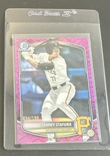 SAMMY STAFURA 2025 BOWMAN DRAFT CHROME #BDC-187 MAGENTA REPTILIAN 094/199