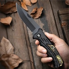 Spring Open Folding Pocket Knife Tactial Survival Tool Outdoor Camping EDC Knife