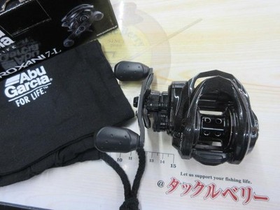 Abu Garcia Roxani 7-L Baitcastrolle leichte Angelrolle