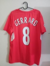 MAGLIA CALCIO REPLICA LIVERPOOL GERRARD TAGLIA XL VINTAGE FOOTBALL⚽️ COME NUOVA 