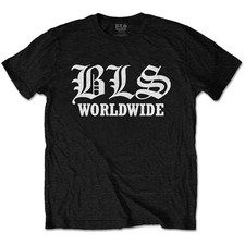 Men's Black Label Society Worldwide (Back Print) Slim Fit T-shirt Small Black