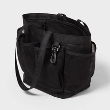 Mesh Shower Caddy for Dorm Black - Room Essentials  