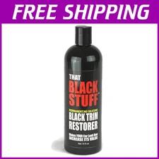 Black Plastic Restorer - Long-Lasting Trim Renewal